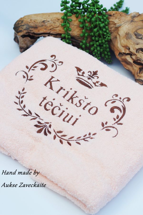 Towel ,,Kriksto teciui,,