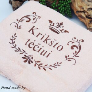 Towel ,,Kriksto teciui,,