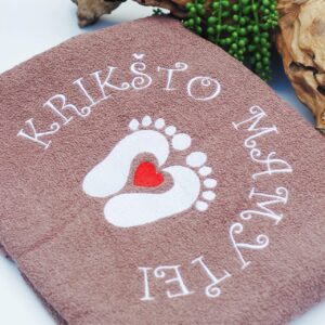 Towel ,,Kriksto Mamytei,,