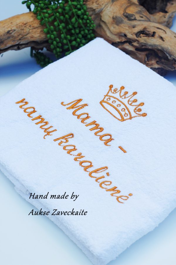 Towel ,,Mama-namu karaliene,,