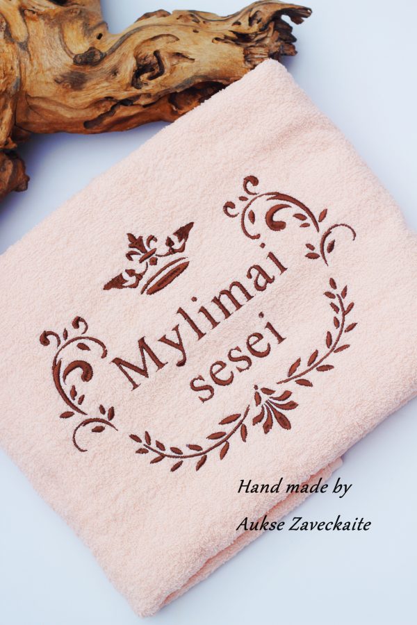 Towel ,,Mylimai sesei,,