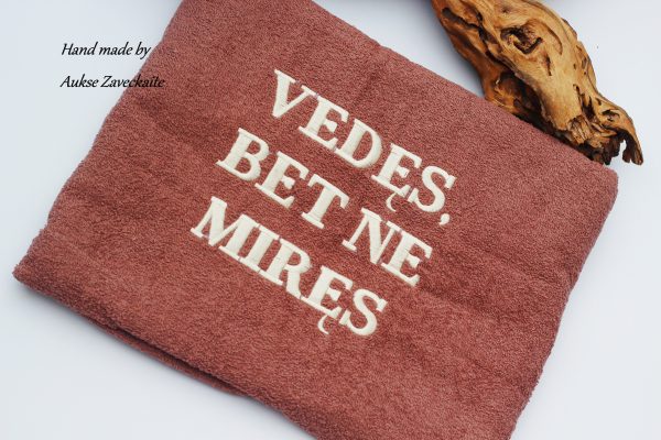 Towel ,,Vedes,bet nemires,,
