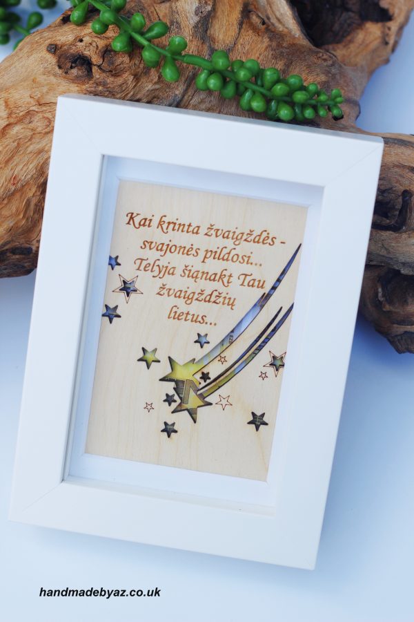 Money Frame ,,Kai krinta zvaigzdes...,,