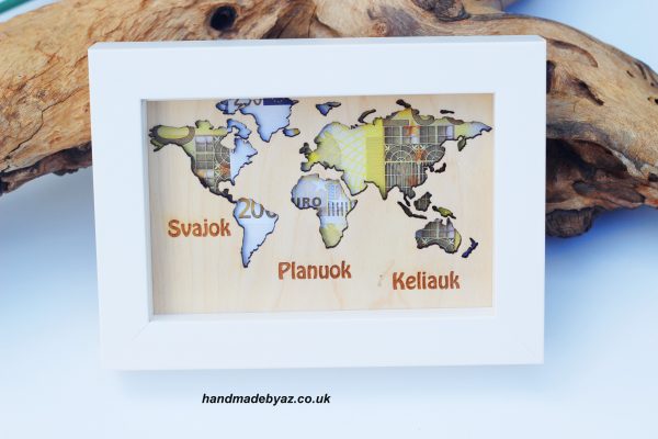 Money Frame ,,Svajok Planuok Keliauk,,