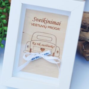 Money frame ,, Sveikinimai vestuviu proga...,,