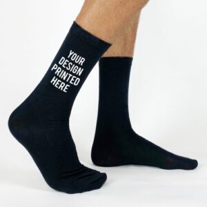 Printed Sock for Men Can be ANY TEXT