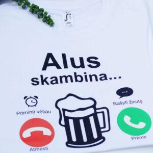 Printed T-shirt for Men ,,Alus skambina,,