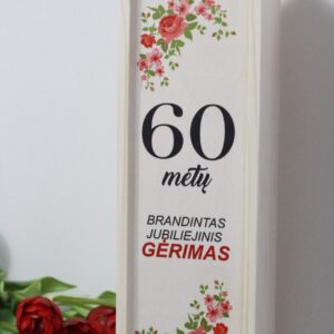 Wooden  Wine Box ,,60 metu,,