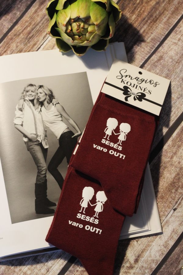 Printed Sock for Women ,,Seses varo out!,,