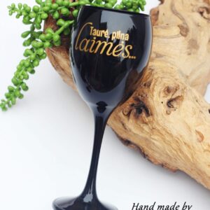 Wine Glass set  ,,Taure pilna laimes,,