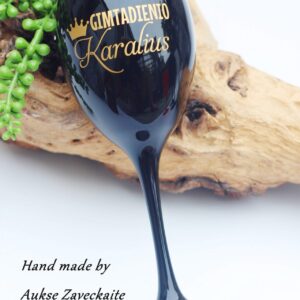 Wine Glass set  ,,Gimtadienio karalius,,