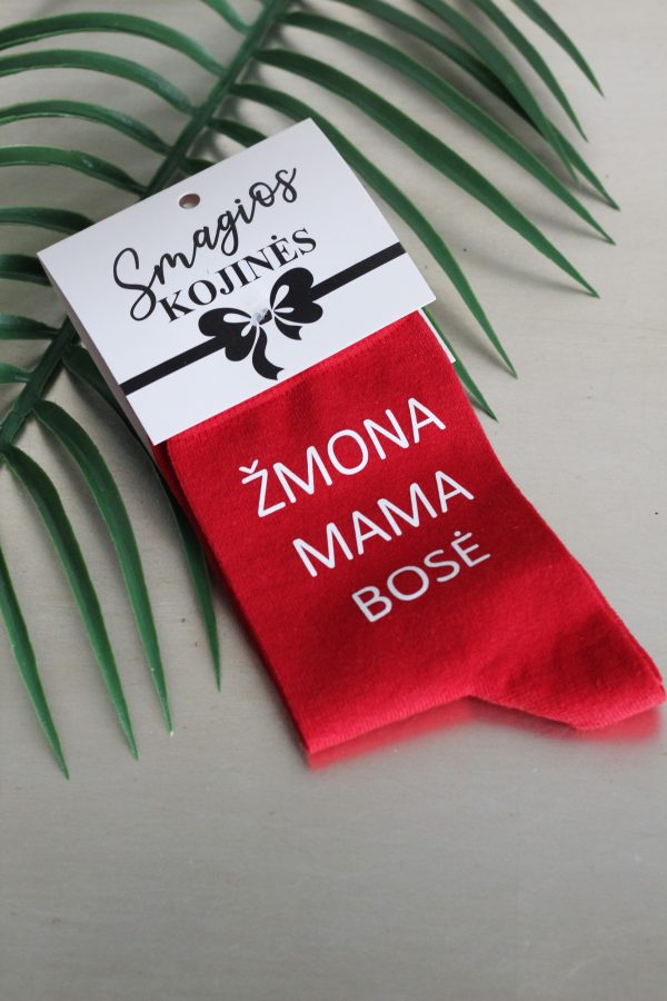 Printed Sock for Women ,,Zmona,Mama,Bose,,