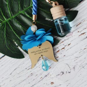 Car Diffuser/Air Freshener ,,Nelek greiciau,nei skrenda Tavo angelas sargas,,