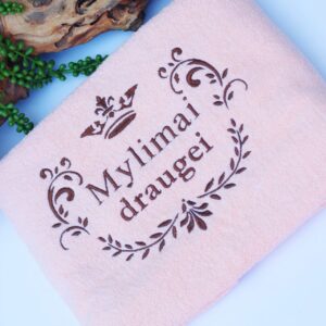 Towel ,,Mylimai draugei,,