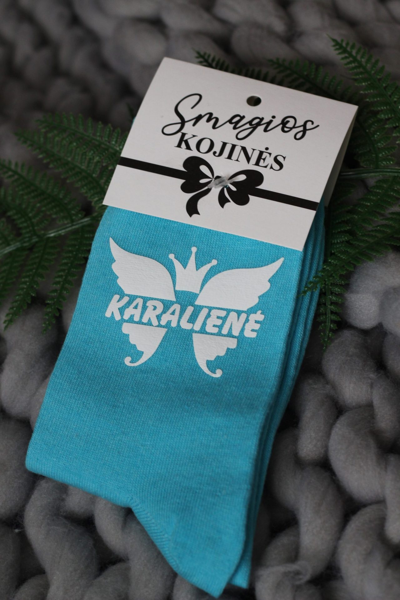 Printed Sock for Women ,,Karaliene,,