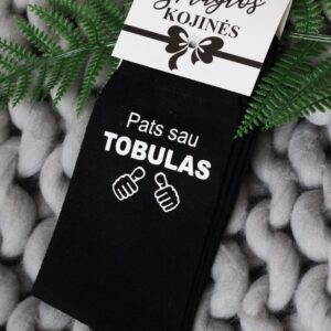 Printed Sock for Men ,,Pats sau tobulas,,