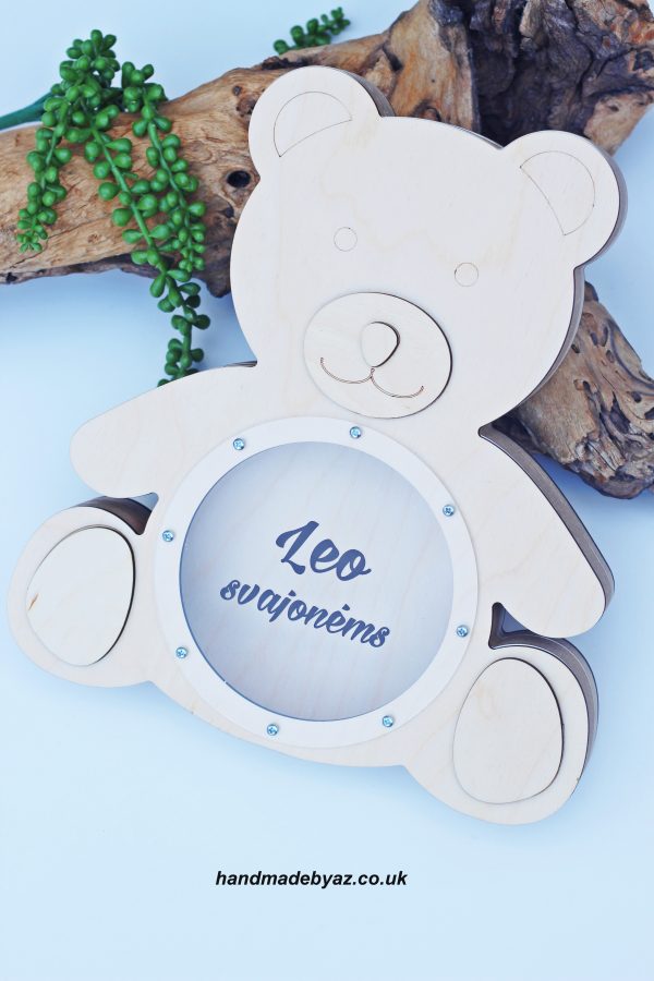 Personalised Piggy bank ,,Leo svajonems,,