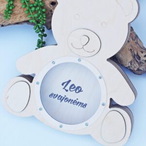 Personalised Piggy bank ,,Leo svajonems,,