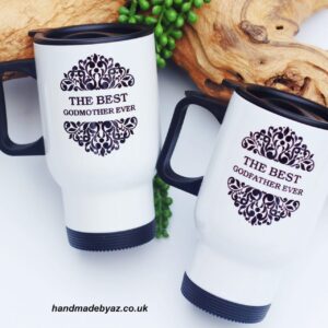 Thermal cups set  ,,The best Godmother & Godfather Ever,,