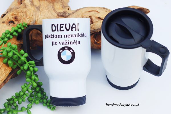 Thermal cups ,,Dievai pesciomis nevaiksto....,,