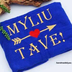 Towel ,,Myliu Tave,,
