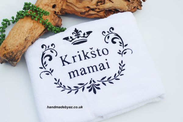 Towel ,,Kriksto mamai,,