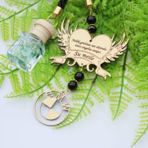 Car Diffuser/Air Freshener ,,Nelek greiciau,nei skrenda Tavo angelas sargas,,