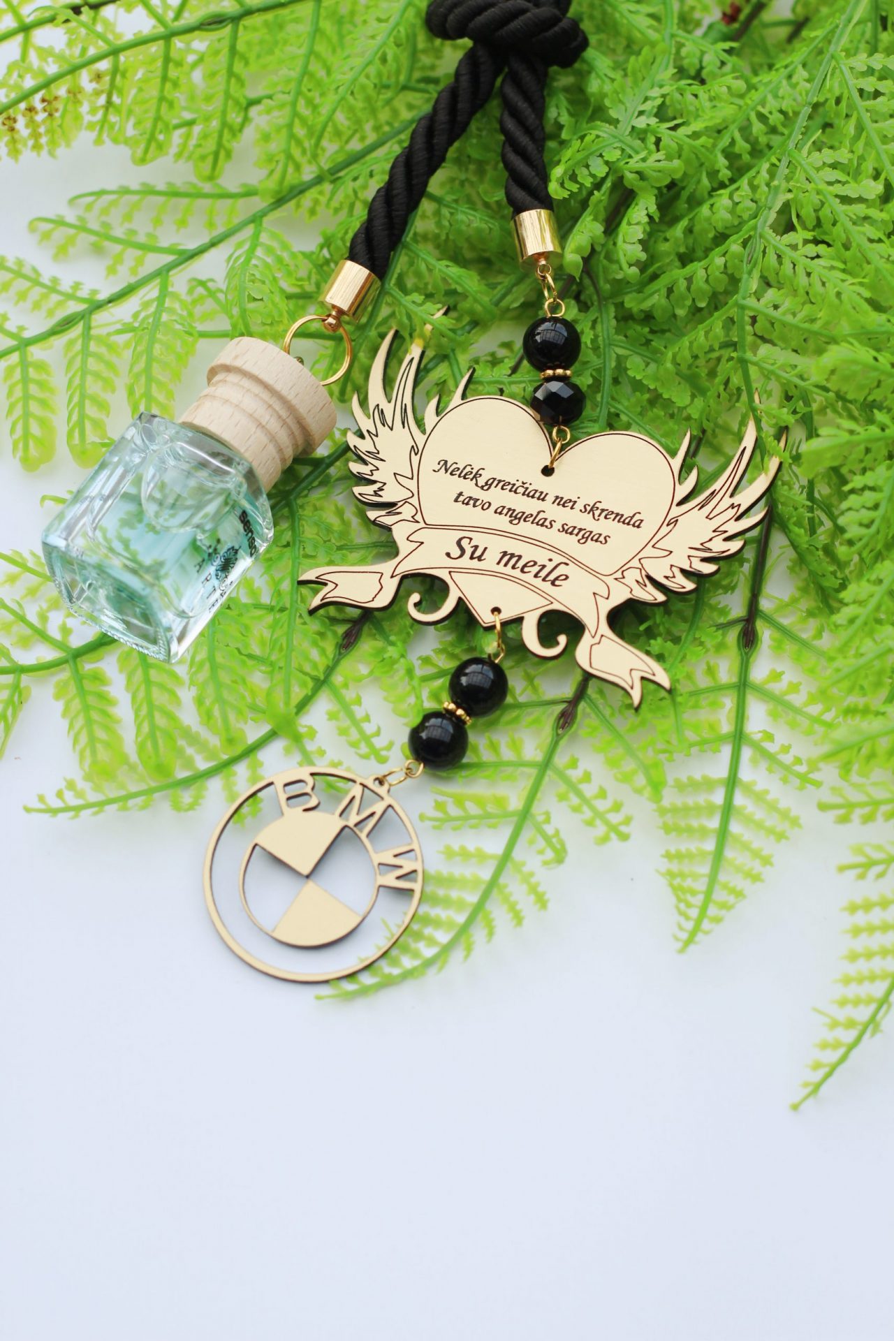 Car Diffuser/Air Freshener ,,Nelek greiciau,nei skrenda Tavo angelas sargas,,