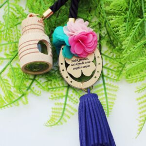 Car Diffuser/Air Freshener ,,Nelek greiciau,nei skrenda Tavo angelas sargas,,