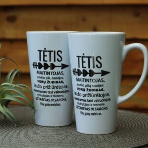 Tall Latte Cup ,,Tetis-maitintojas,,
