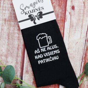 Printed Sock for Men ,,As ne alus,kad visiems patikciau,,