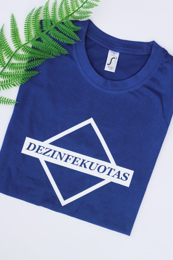 Printed T-shirt for Men ,,Dezinfekuotas,,