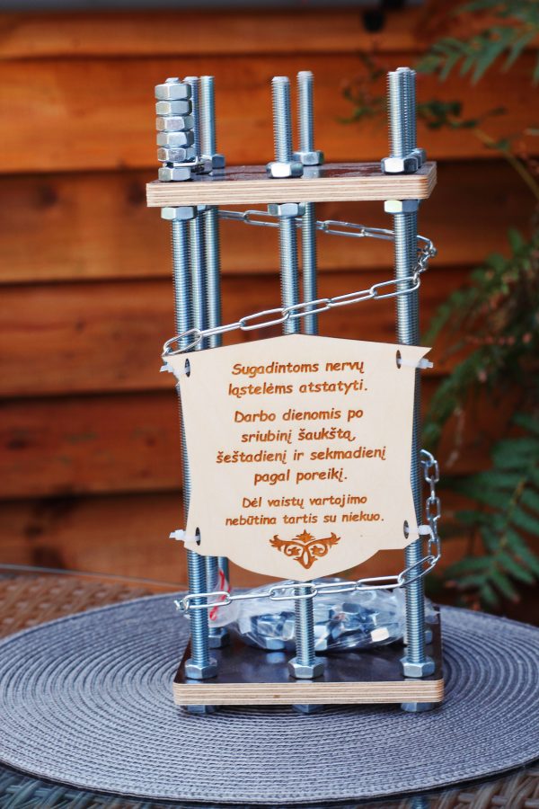 Metal Bottle Cage,,Sugadintoms nervu lastelems atstatyti...,,