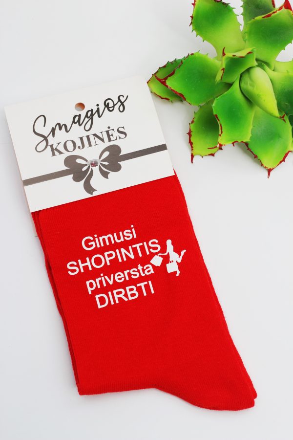 Printed Sock for Women ,,Gimusi shopintis...,,