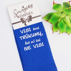 Printed Sock for Men ,,Visi turi trukumu...,,