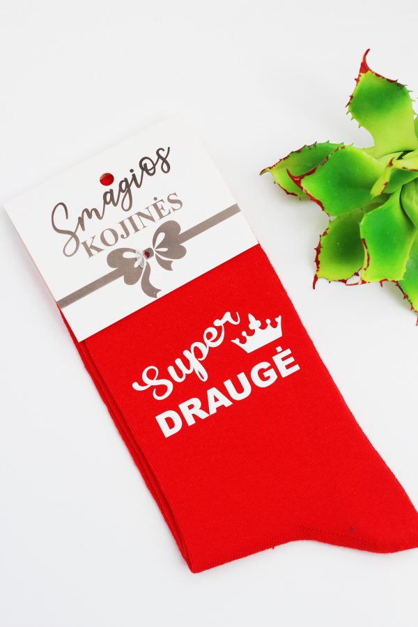 Printed Sock for Women ,,Super drauge...,,