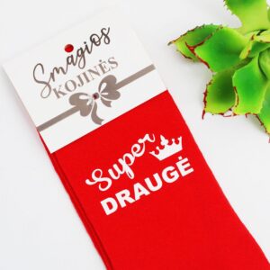 Printed Sock for Women ,,Super drauge...,,