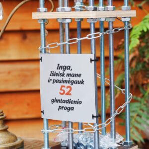 Personalised Metal Bottle Cage,,Inga,isleisk mane...,,