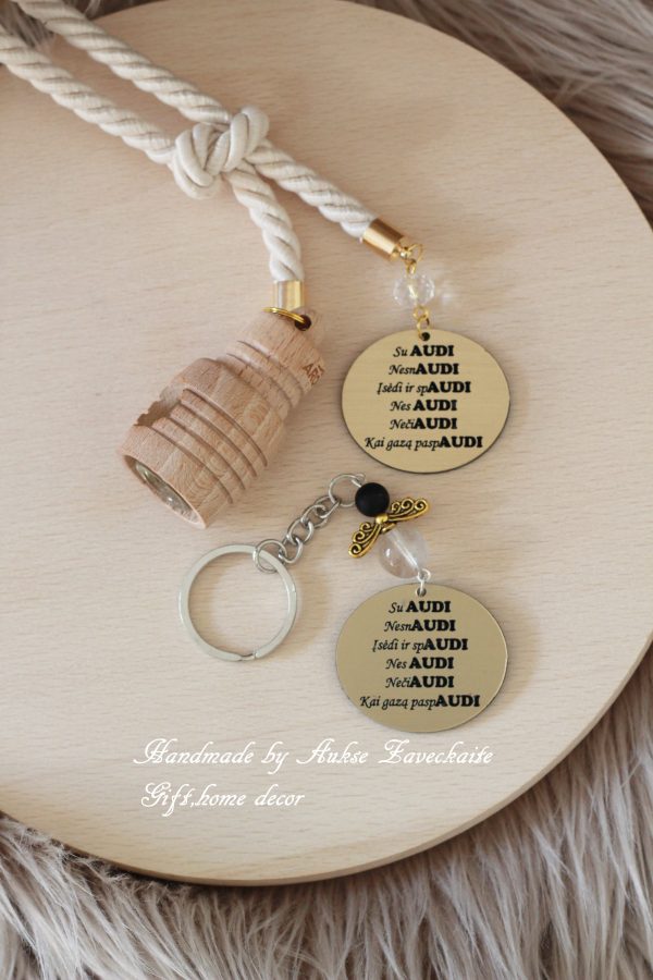 Car Diffuser/Air Freshener with keyring,,Su Audi,,