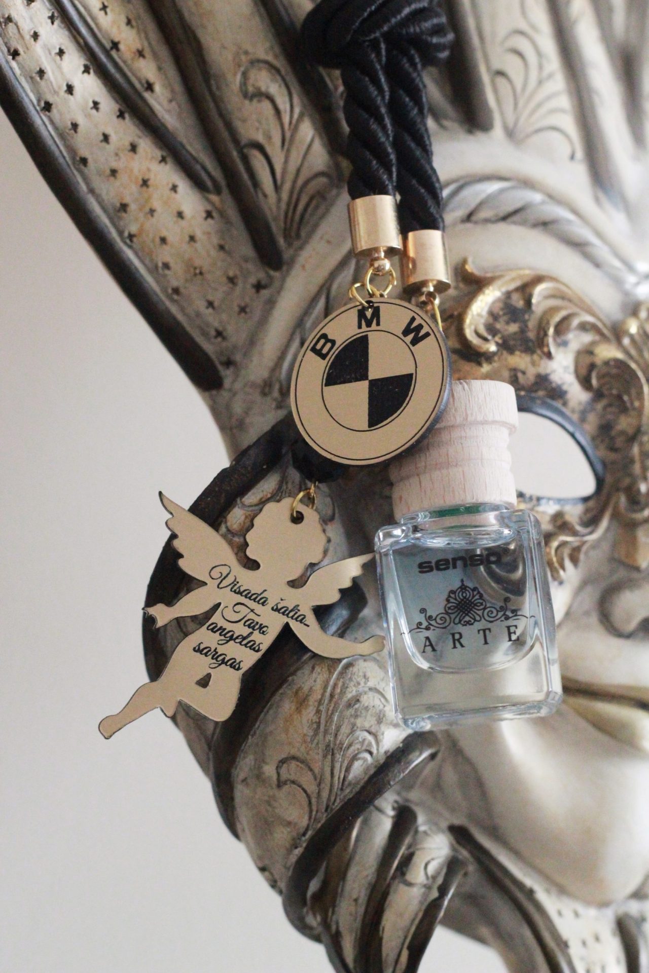 Car Diffuser/Air Freshener,,Visada salia Tavo angelas sargas BMW,,