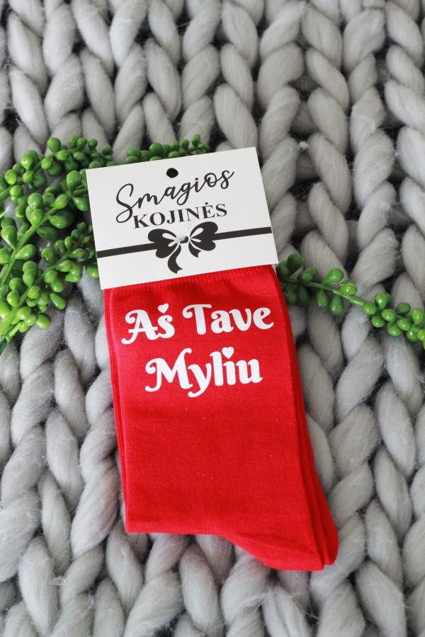 Printed Sock for Men ,,As Tave myliu..,,