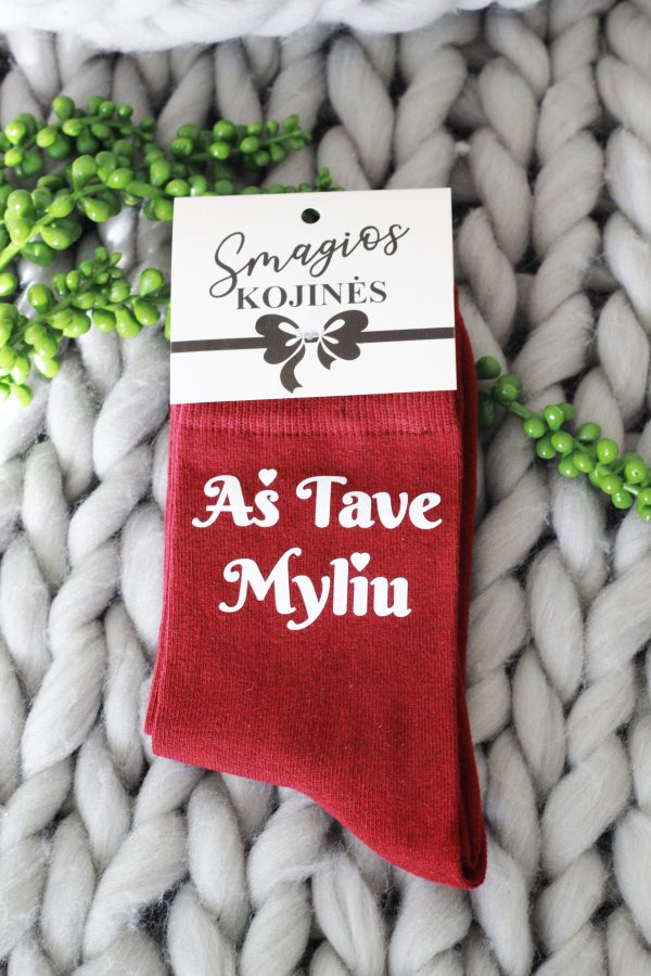 Printed Sock for Women ,,As Tave myliu...,,