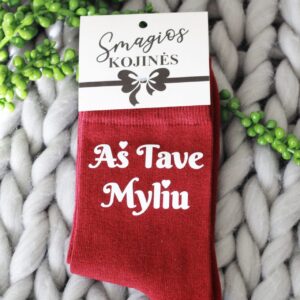 Printed Sock for Women ,,As Tave myliu...,,