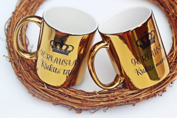 Cup set ,,Geriausias Kriksto tetis & Geriausia Kriksto mama,,