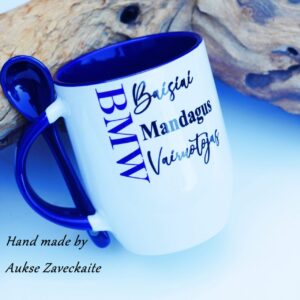 Cup with Spoon ,,Baisiai mandagus vairuotojas,,
