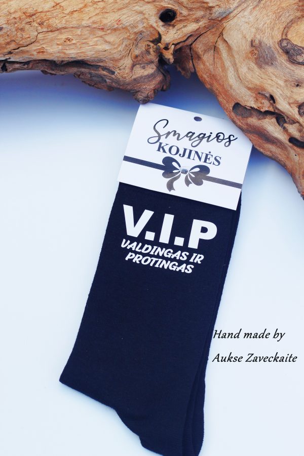 Printed Sock for Men ,,V.I.P.,,