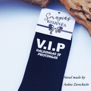 Printed Sock for Men ,,V.I.P.,,