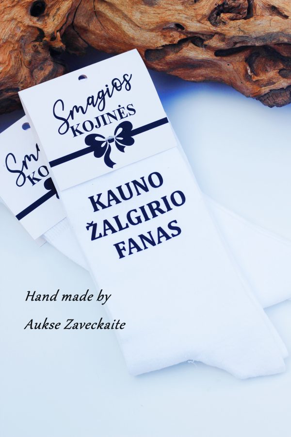 Printed Sock for Men ,,Kauno Zalgirio Fanas,,