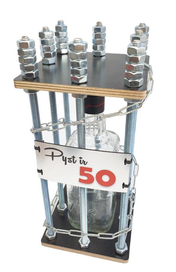Personalised Metal Bottle Cage,,Pyst ir 50,,
