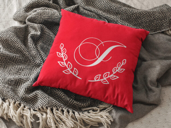 Personalised Pillow with print ,,I,,